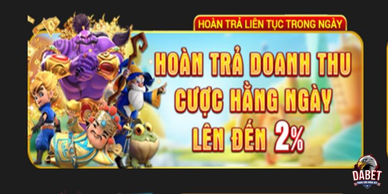 Ưu đãi hoàn trả tại sảnh thể thao