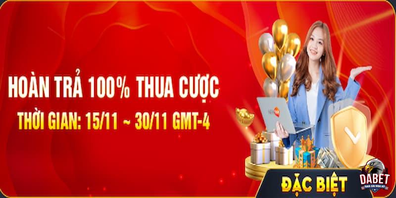 Nhiều ưu đãi hoàn trả khủng từ Casino